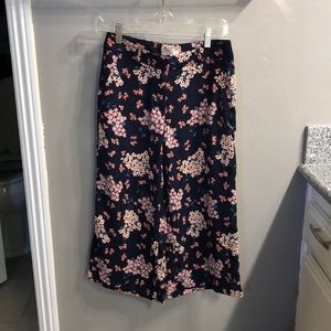 Floral Capri Pants